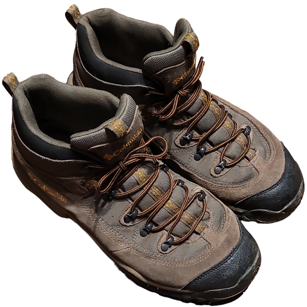 Columbia Meister Mid Waterproof Suede Hiking Boots Mens size 10 Wide Y13111-224